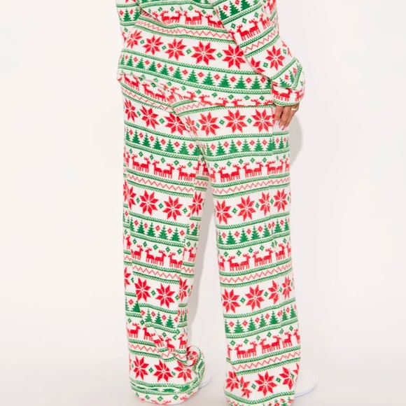 Plush Christmas Pajamas - Picture 3 of 4